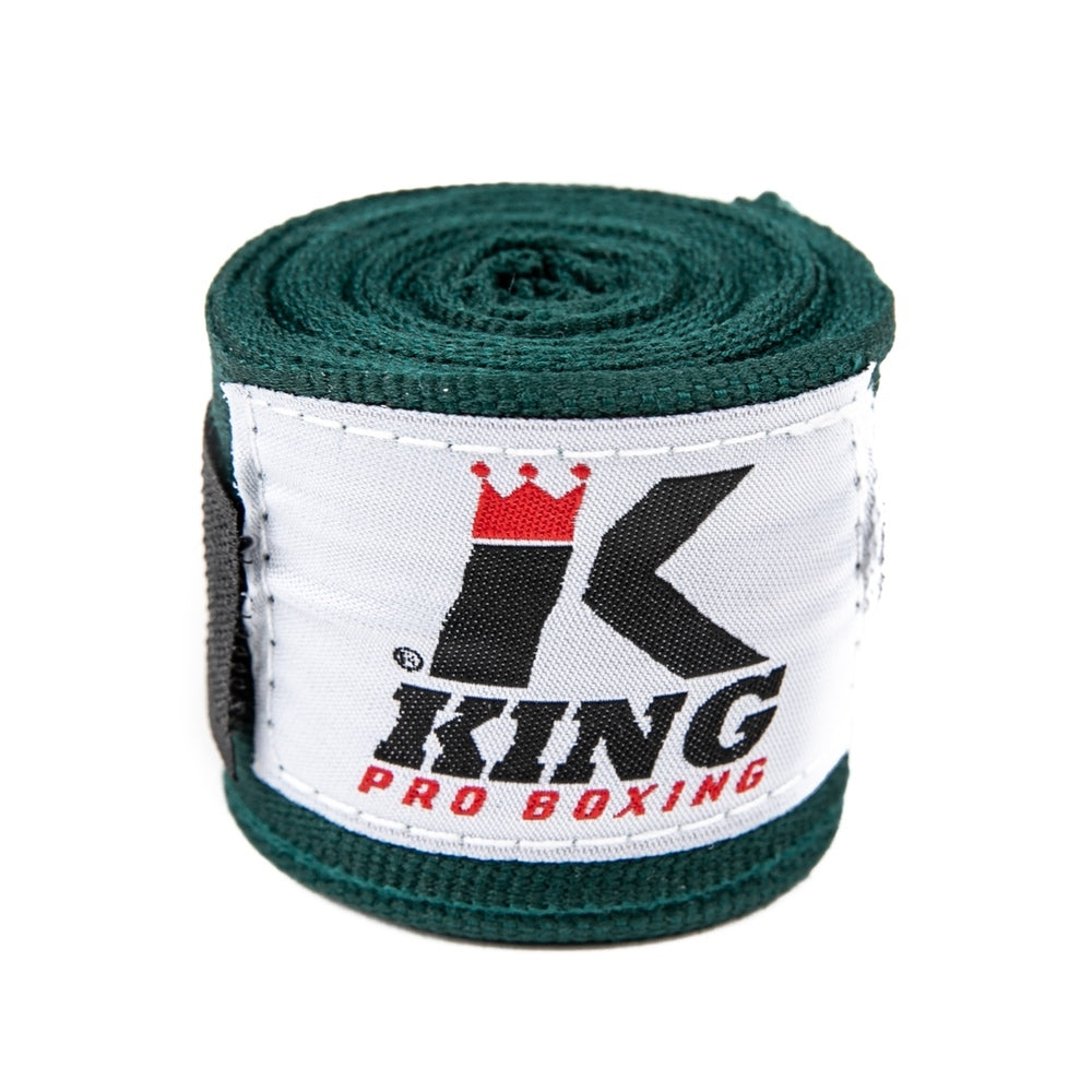 King PRO boxing Handwraps - BPC DARK GREEN