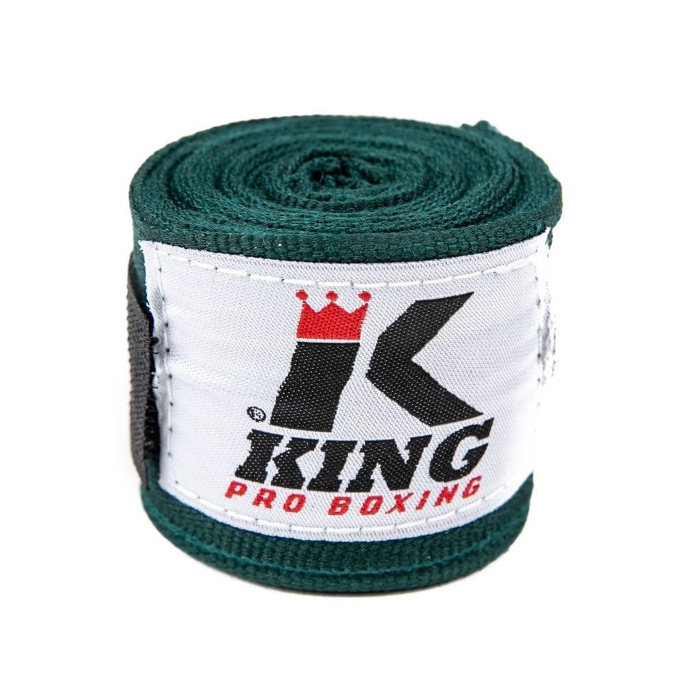 King PRO Boxing  boksbandages - BPC DONKERGROEN